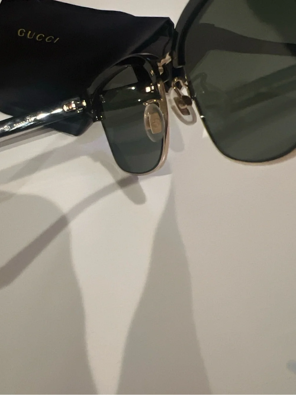 GUCCI GG1897SK 001 Black Grey Men's 54-19-145 Medium Sunglasses Italy